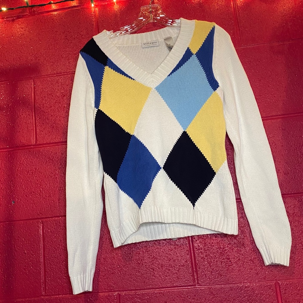 5/$25 TREND ❄️ Argyle Cozy Knit Sweater